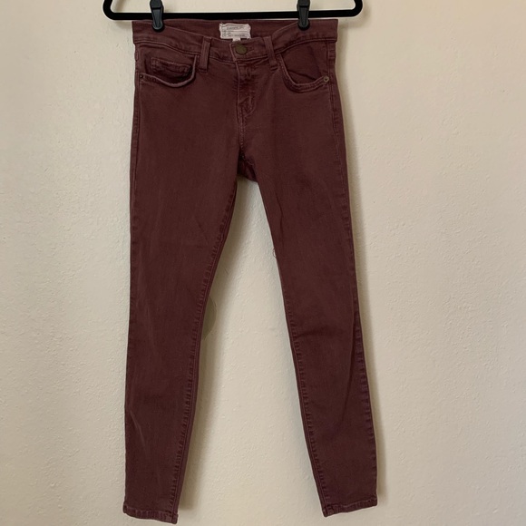 Current/Elliot Stretch Ankle Cut Cigarette Pants - Picture 1 of 3